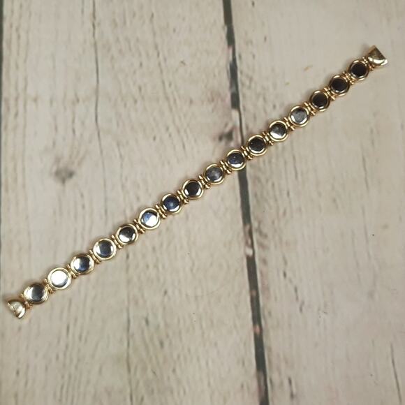 Liz Claiborne LC Reversible Bracelet Black, Gold tone and Silver tone - Picture 6 of 8